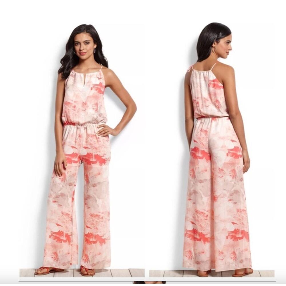 Tommy Bahama Carrara Mist lightweight beachy jumpsuit
